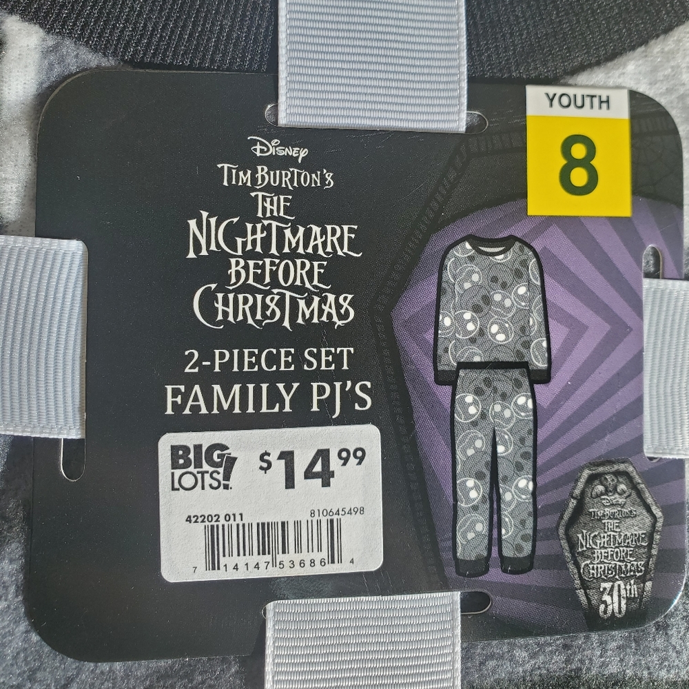 Nightmare before Christmas pajama set